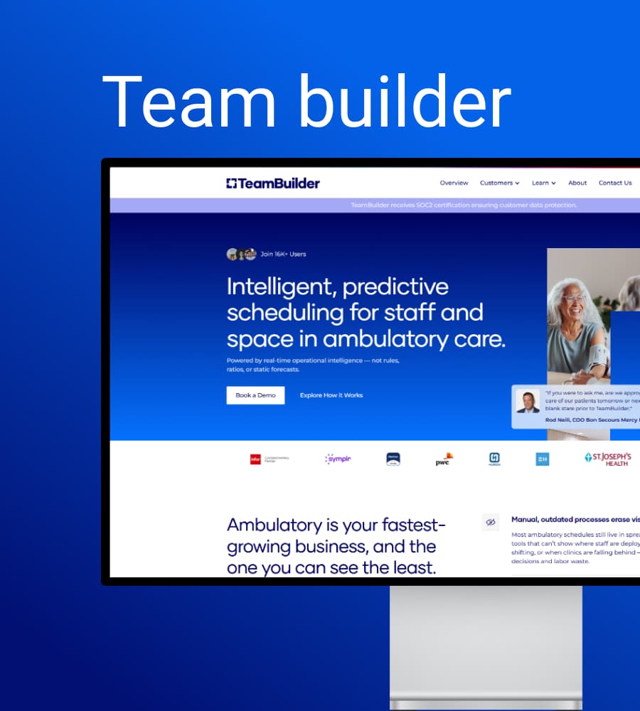 منصة TeamBuilder لتوظيف الكوادر الصحية من تطوير هزاه.