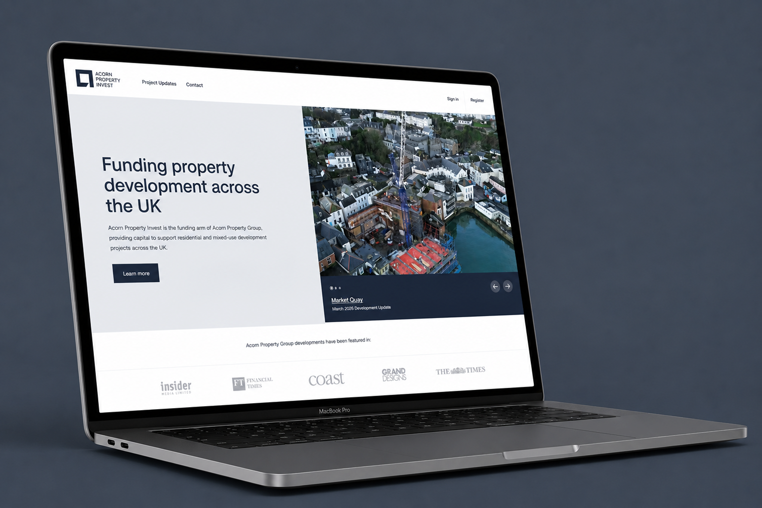 متجر Acron Property Invest — تصميم وتطوير هزاه.