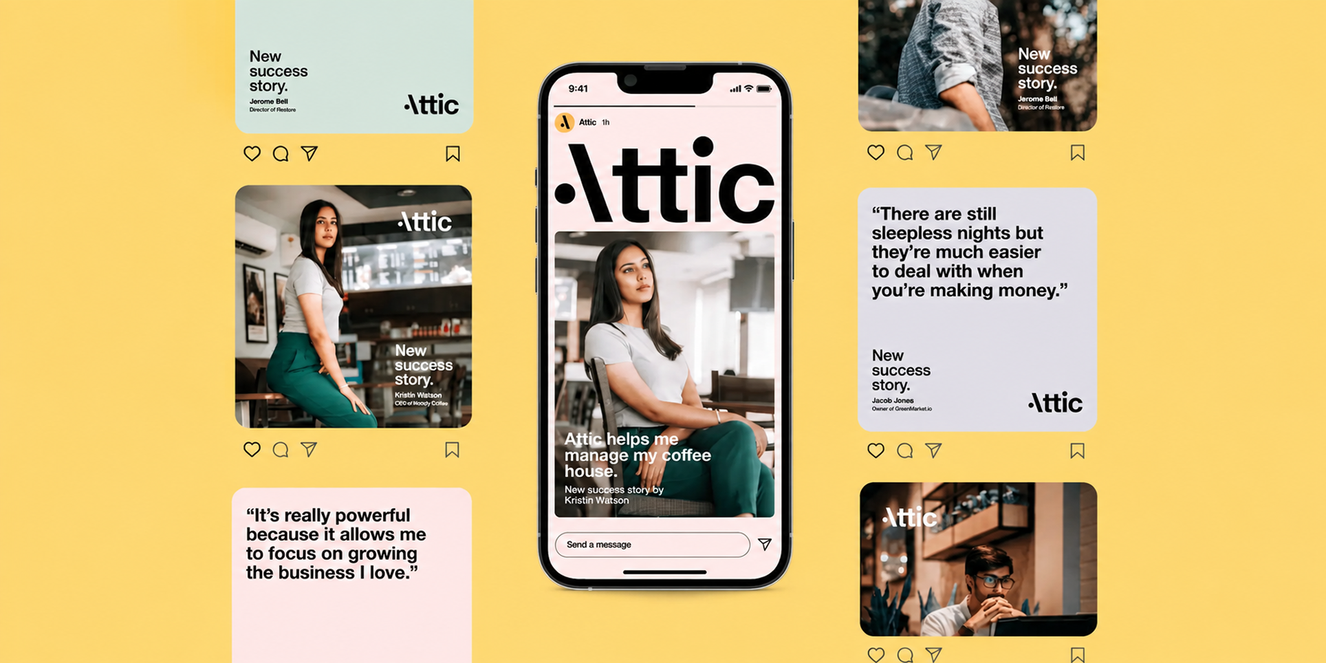 Attic section – Designed and developed by Hazah.