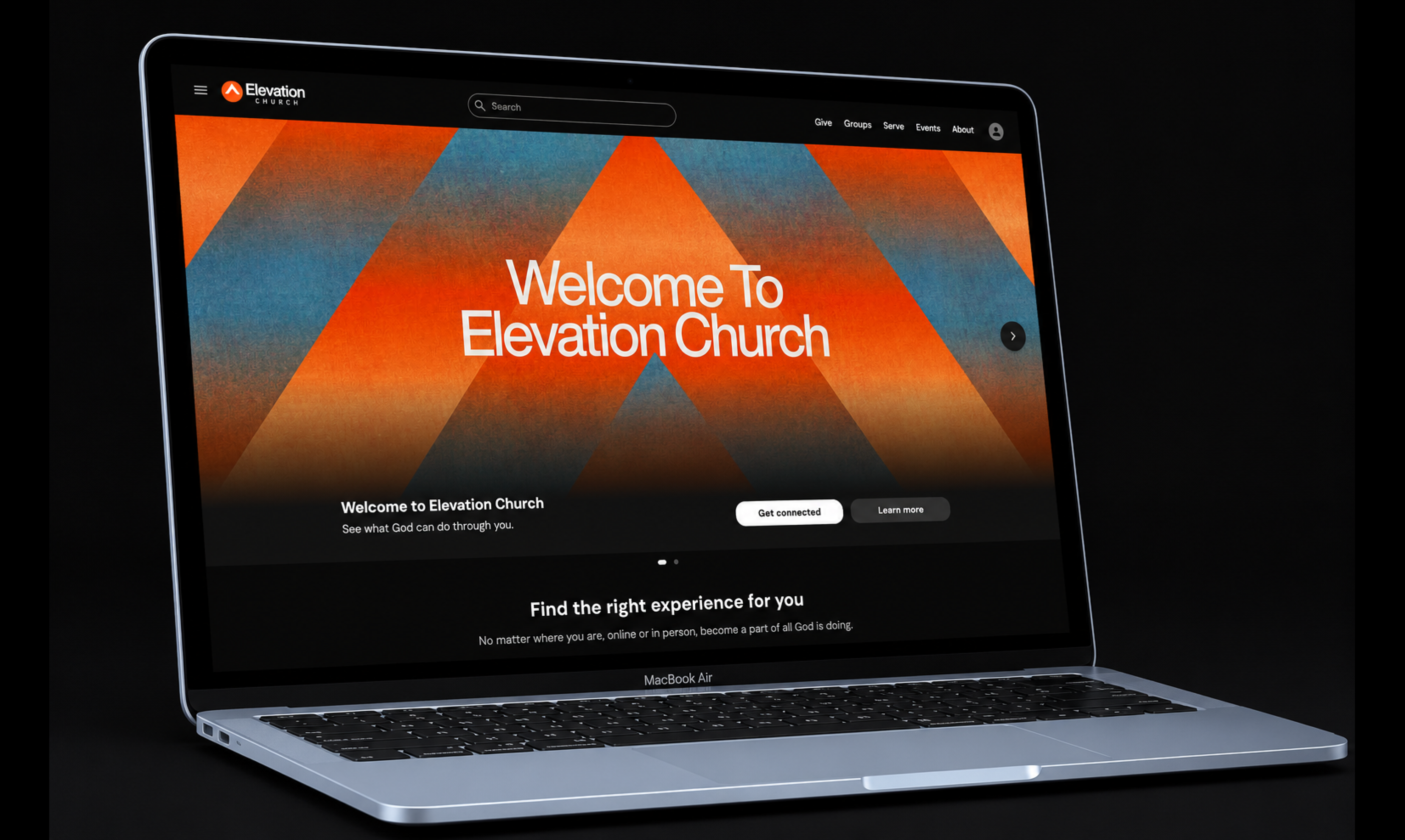 قسم Elevation Church — تصميم وتطوير هزاه.