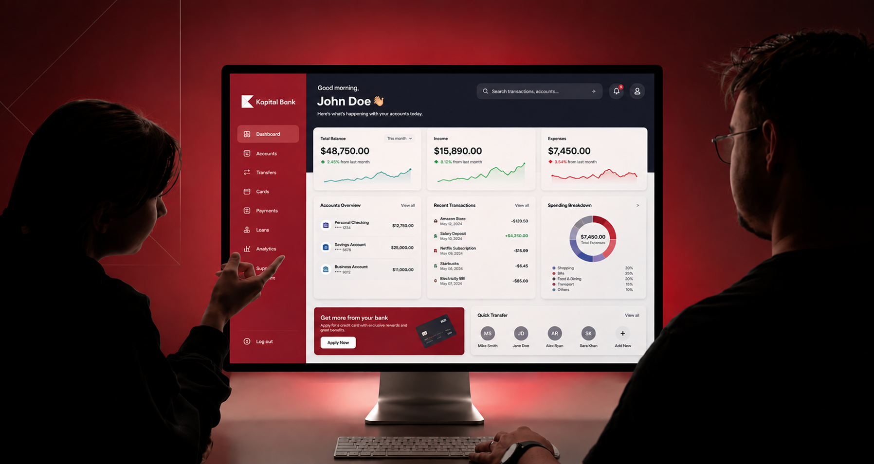 Kapital Bank digital banking experience modernized by Hazah.